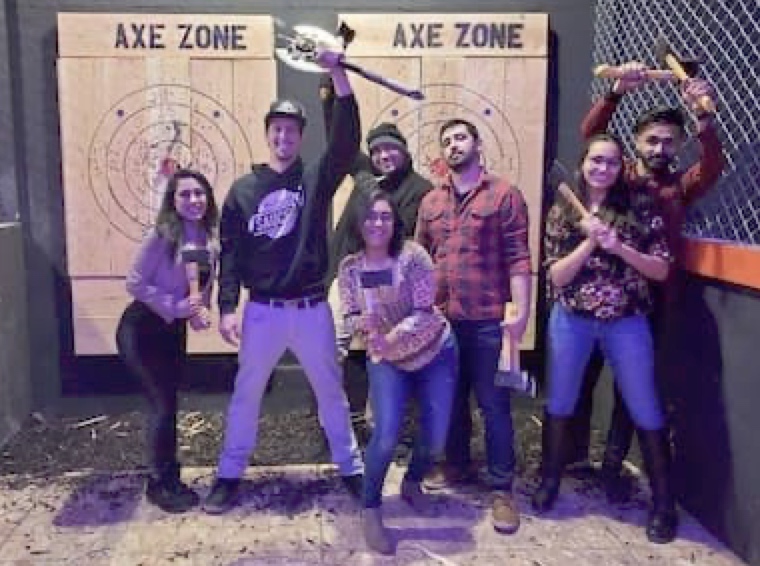 Chicago Axe throwing at Axe Zone Lounge Naperville